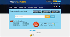Desktop Screenshot of createregister.com