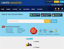 Tablet Screenshot of createregister.com